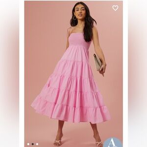 New with tags Altar’d State Quinn Smocked Maxi Dress